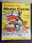 4 Vtg Motor Cycle Magazines From '62, '63 & '64 Featuring Dragon Rally Details!!