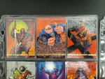 1993 Marvel Masterpieces Cards (55-72)-Feat. Dead Pool-Black Widow & War Machine