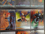 1993 Marvel Masterpieces Cards (55-72)-Feat. Dead Pool-Black Widow & War Machine