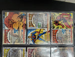 1993 Marvel Masterpieces Cards (55-72)-Feat. Dead Pool-Black Widow & War Machine