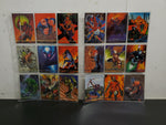 1993 Marvel Masterpieces Cards (55-72)-Feat. Dead Pool-Black Widow & War Machine
