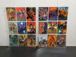 1993 Marvel Masterpieces Cards (55-72)-Feat. Dead Pool-Black Widow & War Machine
