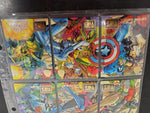 8 Marvel Blood Ties Cards From 1994 Featuring Capt. America, War Machine & Beast