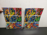 Pair of '94 Marvel Universe Crash & Burn Cards (73-81) Nova-Iron Man-Hulk-Venom-