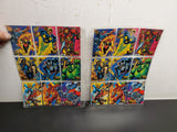 Pair of '94 Marvel Universe Crash & Burn Cards (73-81) Nova-Iron Man-Hulk-Venom-