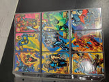 Pair of '94 Marvel Universe Crash & Burn Cards (73-81) Nova-Iron Man-Hulk-Venom-