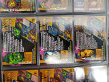 Pair of '94 Marvel Universe Crash & Burn Cards (73-81) Nova-Iron Man-Hulk-Venom-