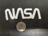 White Nasa Iron On Patch Sew On Embroidered Patch T shirt Jacket Vest Patch