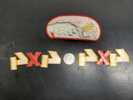 3 Vintage 4 X 4 Patches Sew On Embroidered Patch T shirt Jacket Vest Patch