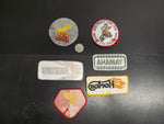 6 Vtg Motorcycle/Motocross Patches-Yamaha Suzuki Norton Honda HM Honda 550 Rare!