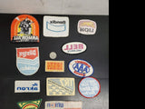13 Vtg Miscellaneous Patches-AAA, Blistex, Armor All, Union 76, The Akron, AAA