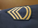 Vtg Staff Sergeant Uniform Jacket & Pants (36 Reg. Jacket & 30S Pants)-VF Cond.