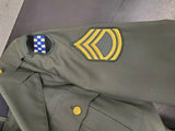 Vtg Staff Sergeant Uniform Jacket & Pants (36 Reg. Jacket & 30S Pants)-VF Cond.