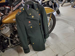 Vtg Vietnam Era Army Uniform Including Pants, Belt, Service Cap, Pins & Patches
