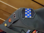 Vtg Vietnam Era Army Uniform Including Pants, Belt, Service Cap, Pins & Patches