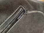 Men's Medium Black Genuine Leather Knievel 1 Cycles Motorcycle Riding Chaps-New!