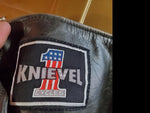 Men's Medium Black Genuine Leather Knievel 1 Cycles Motorcycle Riding Chaps-New!