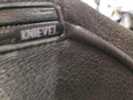 Men's XL Black Genuine Leather Knievel 1 Cycles Motorcycle Riding Chaps-BrandNew