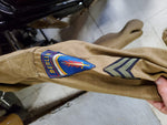 Vtg WWII U.S. Army Green Enlisted Wool Field Long Sleeve Shirt 15.5X33-Berlin