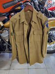 Vtg WWII U.S. Army Green Enlisted Wool Field Long Sleeve Shirt 15.5X33-Berlin