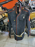 Vintage USMC Dress Blues Jacket-Pistol Marksman Qualification Badge-Size 38S