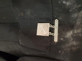 Vintage USMC Dress Blues Jacket-Pistol Marksman Qualification Badge-Size 38S