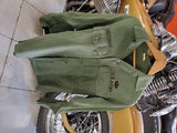 Vtg Vietnam Era U.S. Army Airborne Long Sleeve Shirt Civil Engineer Embroidery
