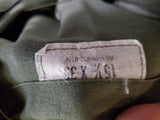 Vtg U.S. Air Force Dk. Green Long Sleeve Shirt Space Command 15 1/2 X 35 Roach