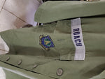 Vintage U.S. Air Force Short Sleeve Shirt Space Command Embroidery Size 15.5X35