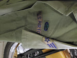 Vintage U.S. Air Force Short Sleeve Shirt Space Command Embroidery Size 15.5X35