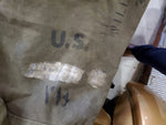 WW2 1944 Tweedies US Army Duffle Bag Backpack Travel-William H. Plantf-32027370