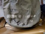 WW2 1944 Tweedies US Army Duffle Bag Backpack Travel-William H. Plantf-32027370