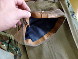 Vintage WW2 Army Wool Field Trousers w/ Cap Circa 1940s Button Down Inseam 34X31