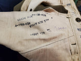 Vintage WW2 Army Wool Field Trousers w/ Cap Circa 1940s Button Down Inseam 34X31