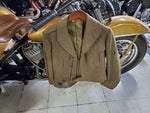 Vintage WW2 US Army Green Short Ike Wool Officer's Jacket Size 36 Rare Militaria