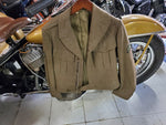 Vintage WW2 US Army Green Short Ike Wool Officer's Jacket Size 36 Rare Militaria