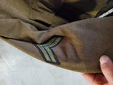 Vintage WW2 US Army Green Short Ike Wool Officer's Jacket Size 36 Rare Militaria