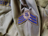 Vintage 1975 U.S. Air Force Long Sleeve Shirt(15.5X35) & Pants(32X33) w/ Belt
