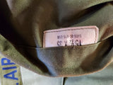 Vintage 1975 U.S. Air Force Long Sleeve Shirt(15.5X35) & Pants(32X33) w/ Belt