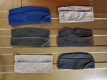 6 Vtg Garrison Caps- Army Navy Air Force Marines Bernard Cap Co. WWII Poly/Wool