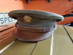 Vtg U.S. Army Officer's Garrison Cap Cloth in this Cap 100% Wool-Size 6 7/8 VF!