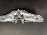 Rare WWII Sterling Silver U.S. Military 3" Aerial Gunner Bomber Wings Lapel Pin