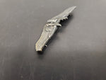 Rare WWII Sterling Silver U.S. Military 3" Aerial Gunner Bomber Wings Lapel Pin