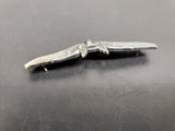 Rare WWII Sterling Silver U.S. Military 3" Aerial Gunner Bomber Wings Lapel Pin