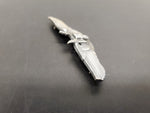Rare WWII Sterling Silver U.S. Military 3" Aerial Gunner Bomber Wings Lapel Pin