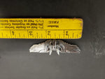 Rare WWII Sterling Silver U.S. Military 3" Aerial Gunner Bomber Wings Lapel Pin