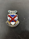 WWII 13th Infantry Regiment "First At Vicksburg" DI Unit Crest Pin Forty Rounds