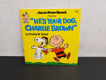 Vtg 1978 Charlie Brown "He's Your Dog, Charlie Brown" Read-Along Book & Record