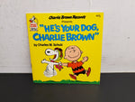 Vtg 1978 Charlie Brown "He's Your Dog, Charlie Brown" Read-Along Book & Record