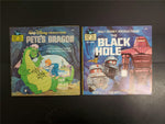 Vtg Walt Disney 24 Page Read-Along Book & Record Pete's Dragon & The Black Hole